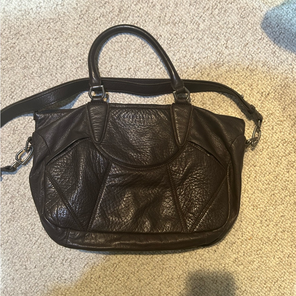 Liebeskind leather satchel crossbody purse